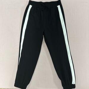 Petite Side Stripe Woven Joggers